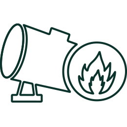 icon generatori aria calda